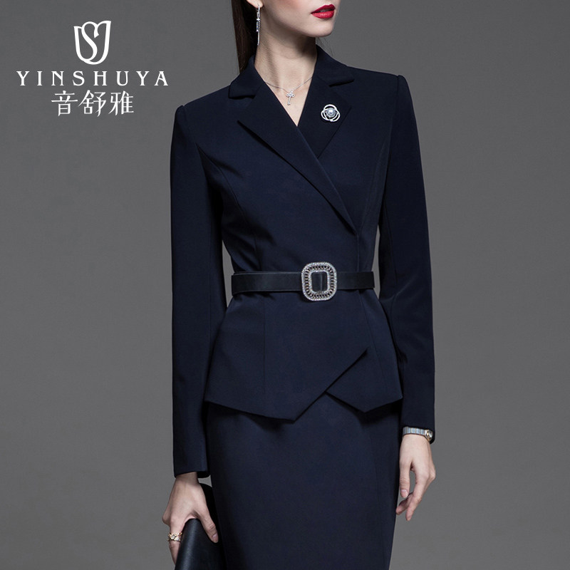 Suit Suit Woman Temperament Workwear Workwear Spring Autumn West Suit Jacket Fashion Work Clothes Business Positive Sample House Display Center