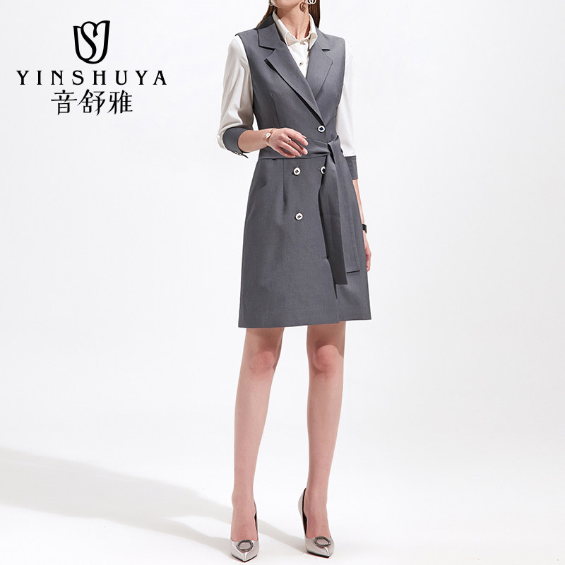 Career Suit Women's Summer Temperament Dress Fashion Work Shirts Two Sets Work Suit Foreign Dress Tooling