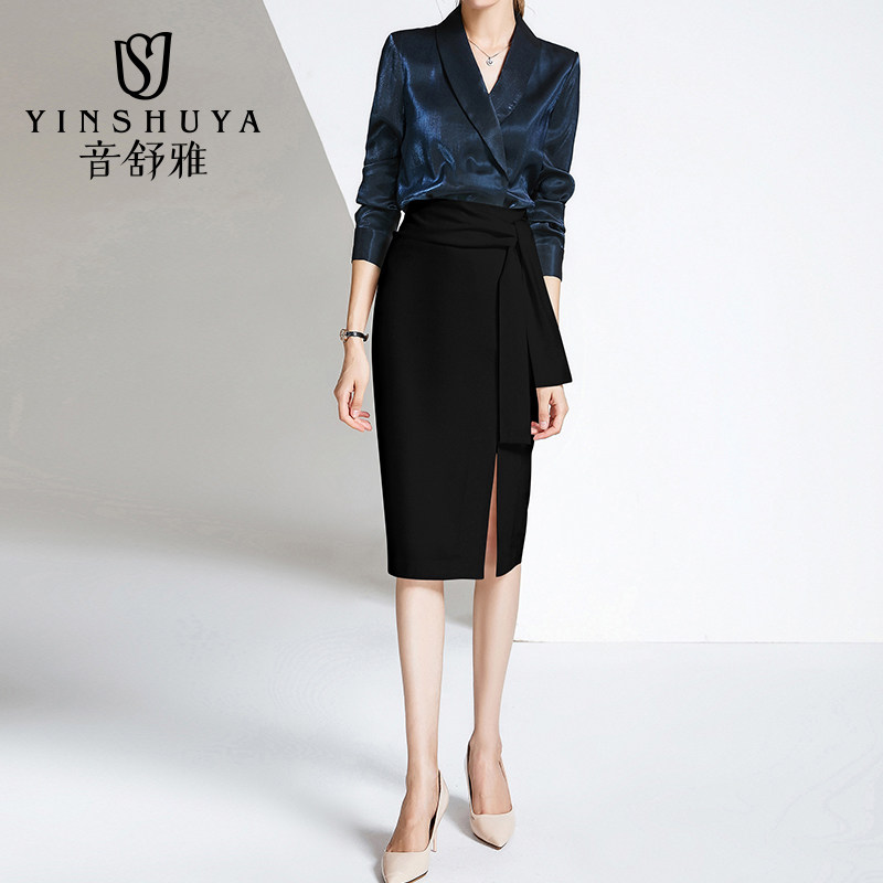 Professional suit female fashion temperament dress business interview tooling workplace uniform shirt dress shirt overalls ol