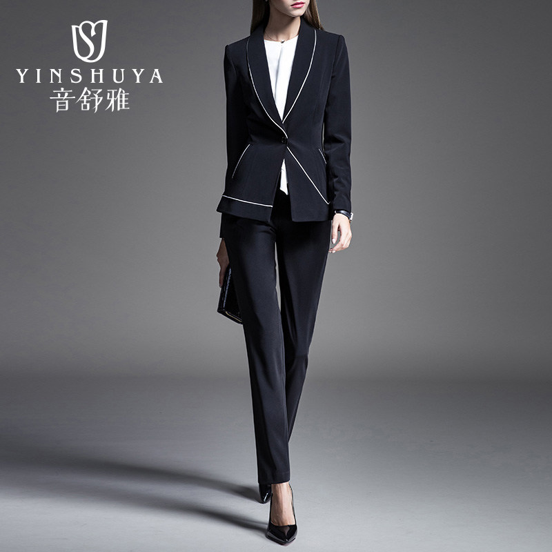 Work Suit Women Suit Business West Suit Autumn Winter Fashion Temperament Suit Positive Dress Interview Beautician Sales Workwear