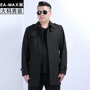 clothspring mùa xuân và mùa hè EAMAX lớn mã của đàn ông dài loose-fitting mỡ nóng cộng với F06 áo gió áo khoác chất béo cộng với mã của nam giới