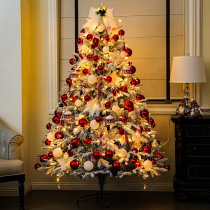 Christmas tree flocking and falling snow 2023 new Christmas decoration home creative ornaments shopping mall festive atmosphere arrangement