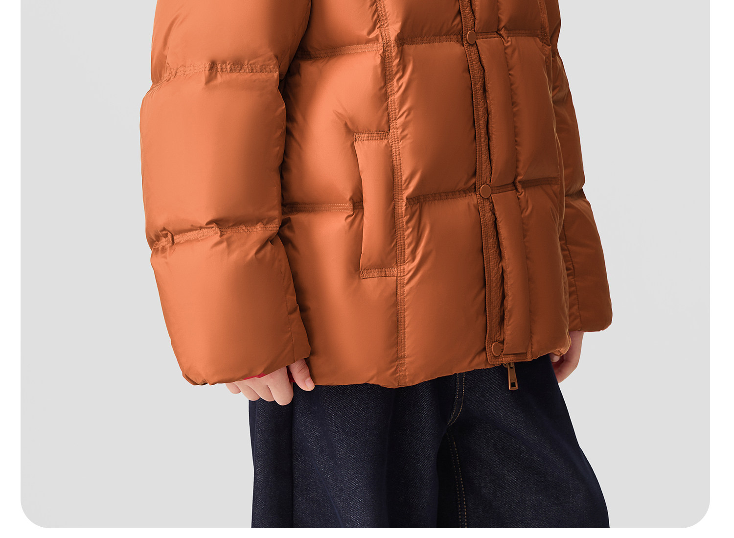左西童装男童羽绒服冬季保暖2026新款儿童三防蓄热面包服大童外套 — 69