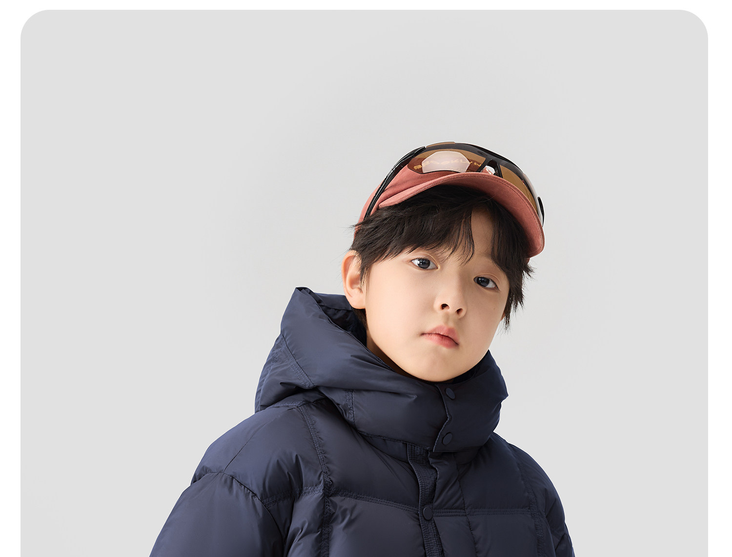 左西童装男童羽绒服冬季保暖2026新款儿童三防蓄热面包服大童外套 — 58
