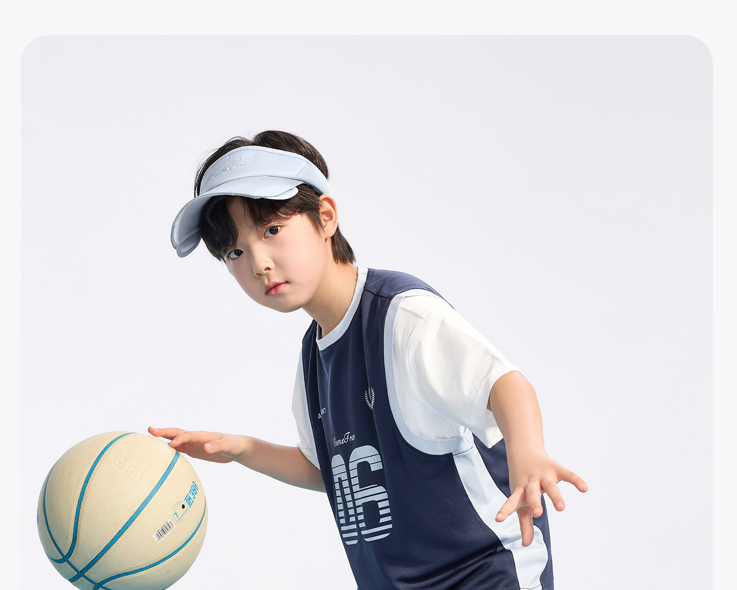 左西童装男童套装夏季速干运动短袖2026新款儿童篮球服两件套夏装 — 44
