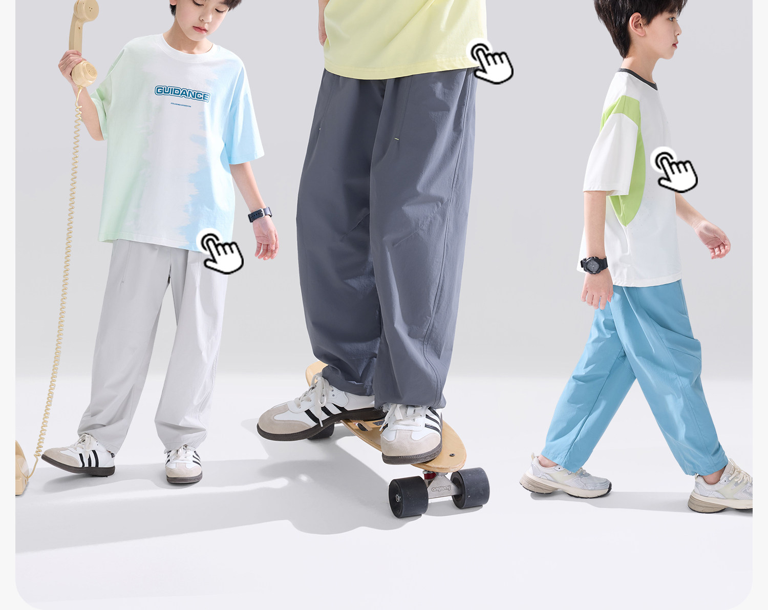 Zuoxi Children's Clothing Boys' Pants Summer Thin Style Kids' Cool Sun-Protection Mosquito-Repellent Pants 2026 New Model Big Kids Balloon Pants — 26
