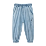 左西 Летняя одежда, штаны, джинсы, детское легкое и тонкое дышащее средство от комаров