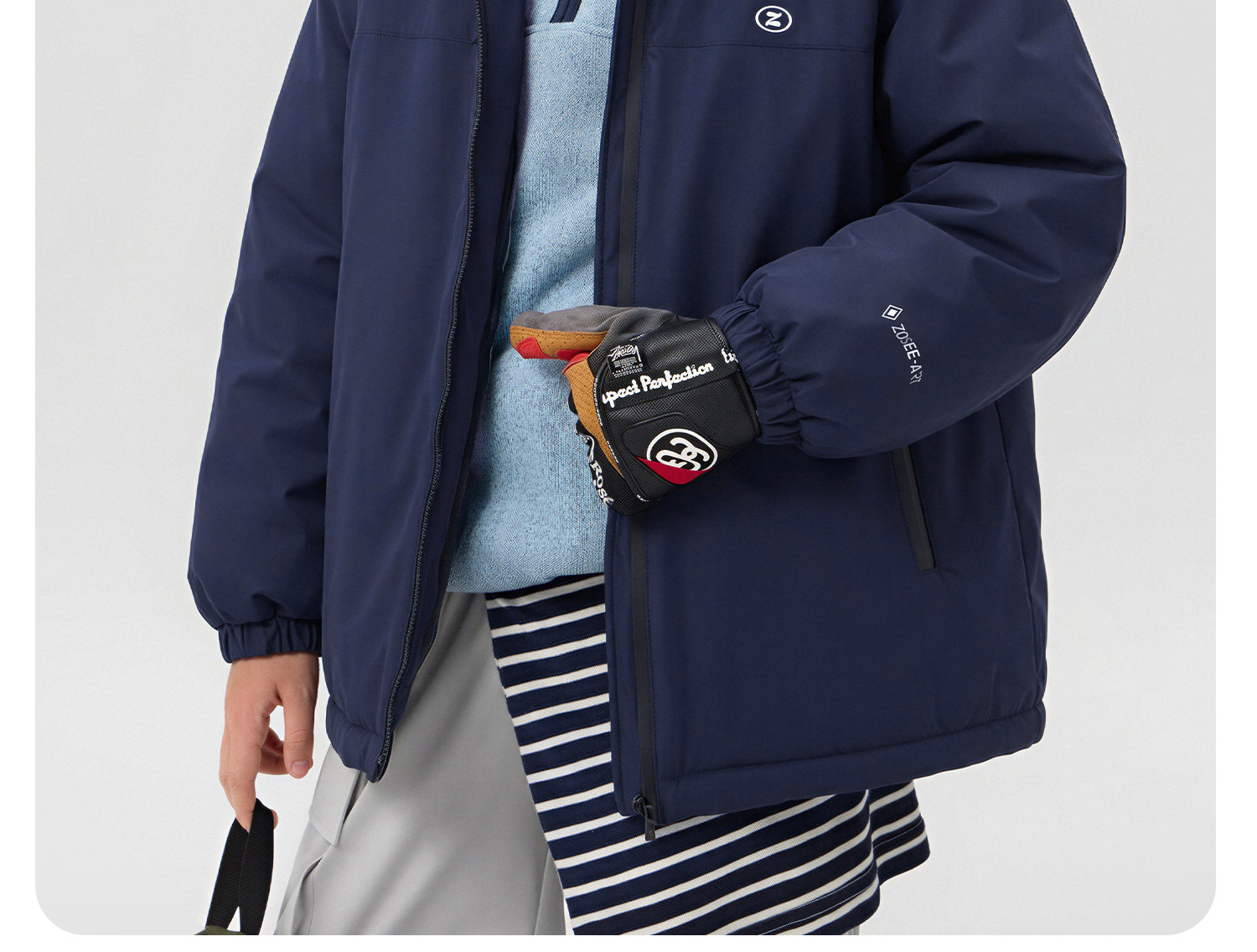 Zuoxi Children's Clothing Kids' 3-in-1 Jacket 2026 New Autumn/Winter Boys' Outdoor Waterproof Jacket for Older Children — 97