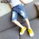 Quần bé trai mùa hè Zuoxi 2019 quần short mới cho trẻ em quần jeans phần mỏng của mùa hè khoe dáng mùa hè Hàn Quốc của thủy triều - Quần jean quần bò đẹp cho bé