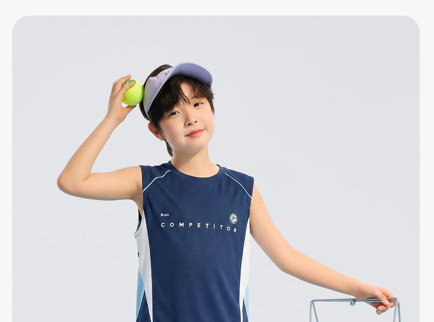 左西童装男童速干套装儿童运动背心短裤两件套网眼夏装2026新款潮 — 55