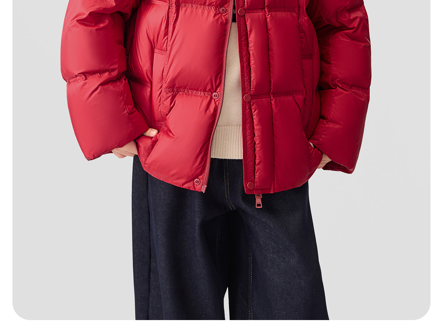 左西童装男童羽绒服冬季保暖2026新款儿童三防蓄热面包服大童外套 — 89
