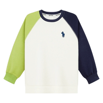 Zuoxi childrens clothing boys T-shirts long-sleeved childrens spring and autumn sweatshirts fashionable 2024 new raglan sleeves boys autumn clothing