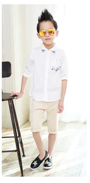 Chemise garcon à manche longue - Ref 2082282 Image 43
