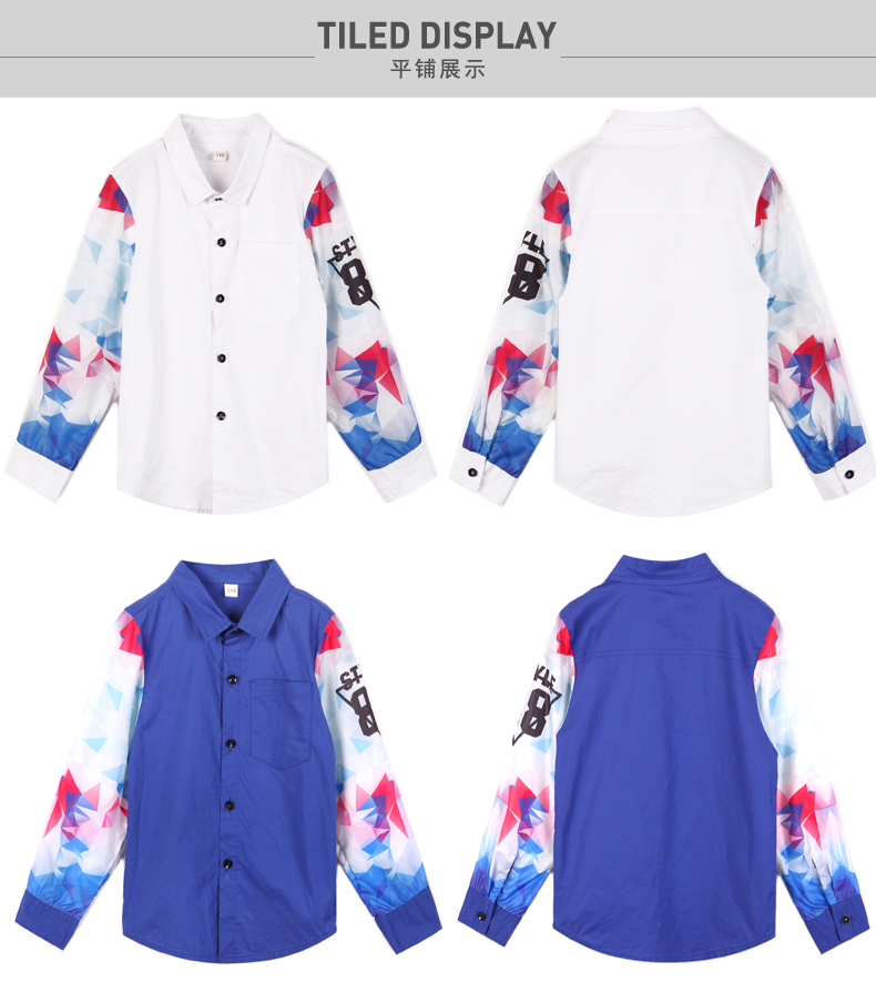 Chemise garcon à manche longue - Ref 2082299 Image 35