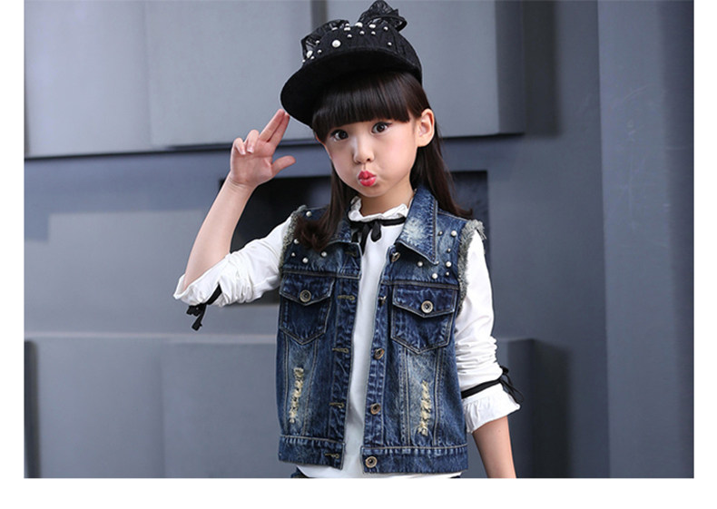 Gilet fille MYKWETU en toile - Ref 2071089 Image 19