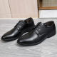 春季黑色潮流鞋子韩版商务正装男士休闲皮鞋男英伦结婚婚鞋休闲鞋