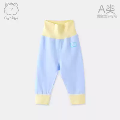 Infant long pants men and women baby spring high waist belly protection 1 one 2 years old 3 children's inner pants pure cotton spring and autumn