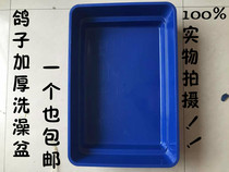 Racing pigeons Carrier pigeons special large bath tub 60 cm pigeon bath tub Bath tub Pigeon supplies and utensils Pigeon tools