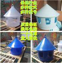 Love pigeon Pigeon carrier pigeon-pigeon-pigeon-earth food box-salt soil box-health sand box-three-grid box 5