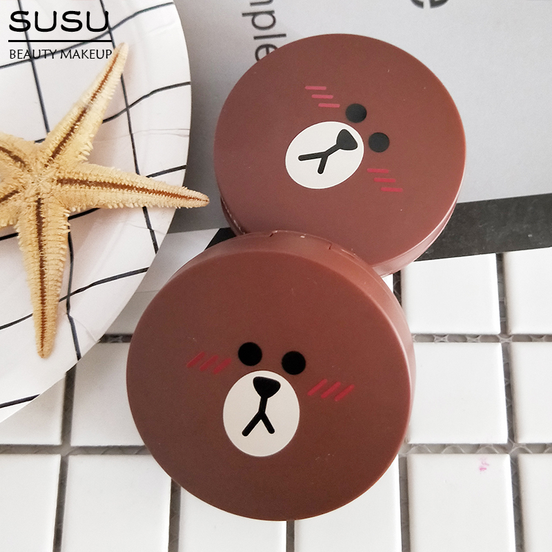 现货Missha谜尚 line friends 限量布朗熊气垫腮红保湿服帖