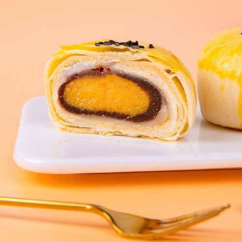 Середина фестиваля фестиваля яичные желтковые торты снежные подарочная коробка для девочек Установленная коробка сетка красные закуски для взрывов, хлеб на завтрак.