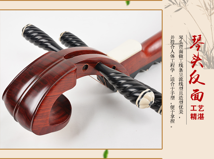 Nhạc cụ dân tộc cao cấp dành cho người lớn dạy học chuyên nghiệp cho học sinh mới bắt đầu luyện tập gỗ gụ gỗ mun đàn cổ cầm