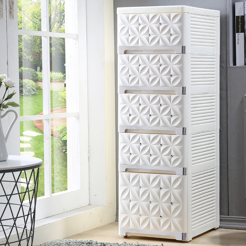 20 30cm wide clamp cabinet drawer type plastic toilet kitchen locker bathroom gap locker