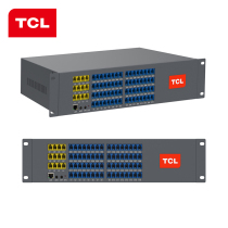 TCL Programmed Telephone Exchange T800-A3 Voice Navigation Rack Model 12 Entry 64 Exit Hotel Enterprise LAN Voice Telephone Exchange