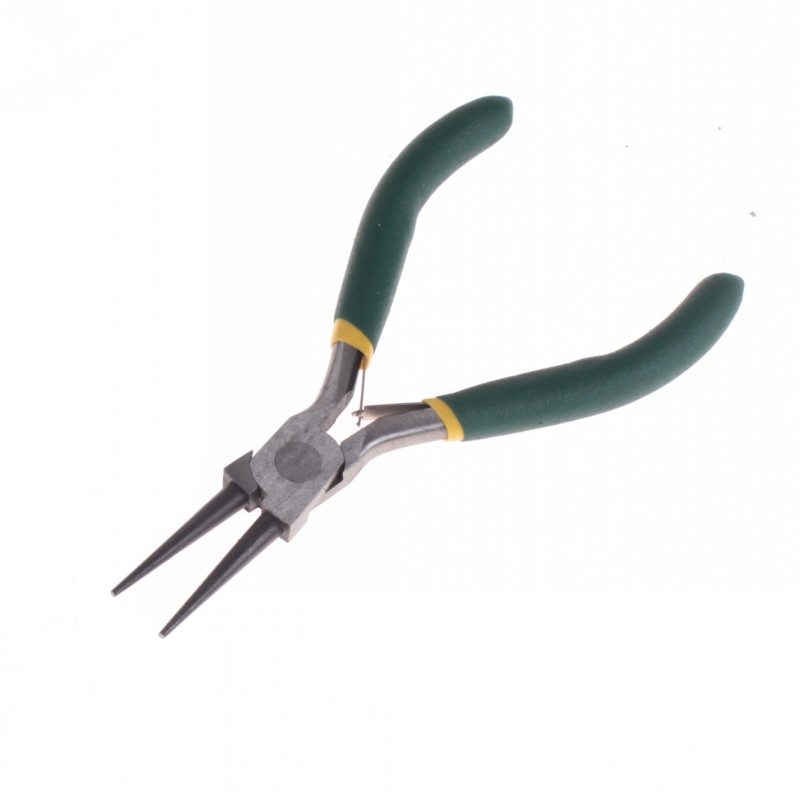 Nihigh Necal mini 5 inch round mouth pliers cylindrical pliers C type clasp pliers small pliers rubber pliers internal straight pliers