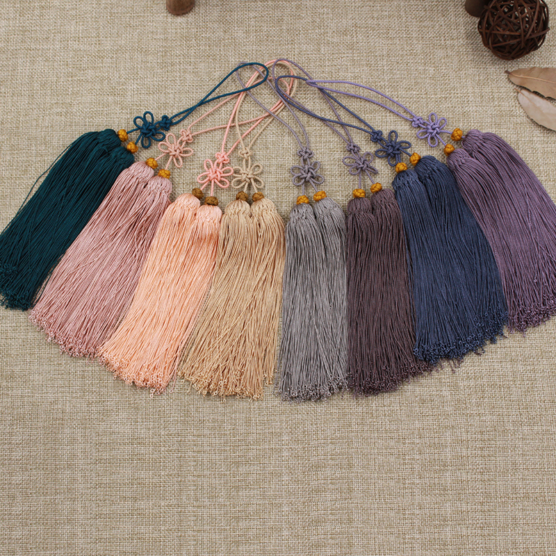 Ancient style tassel tassels hanging ear Chinese style accessories man-made silk retro classical fan pendant bag bag pendant pendant