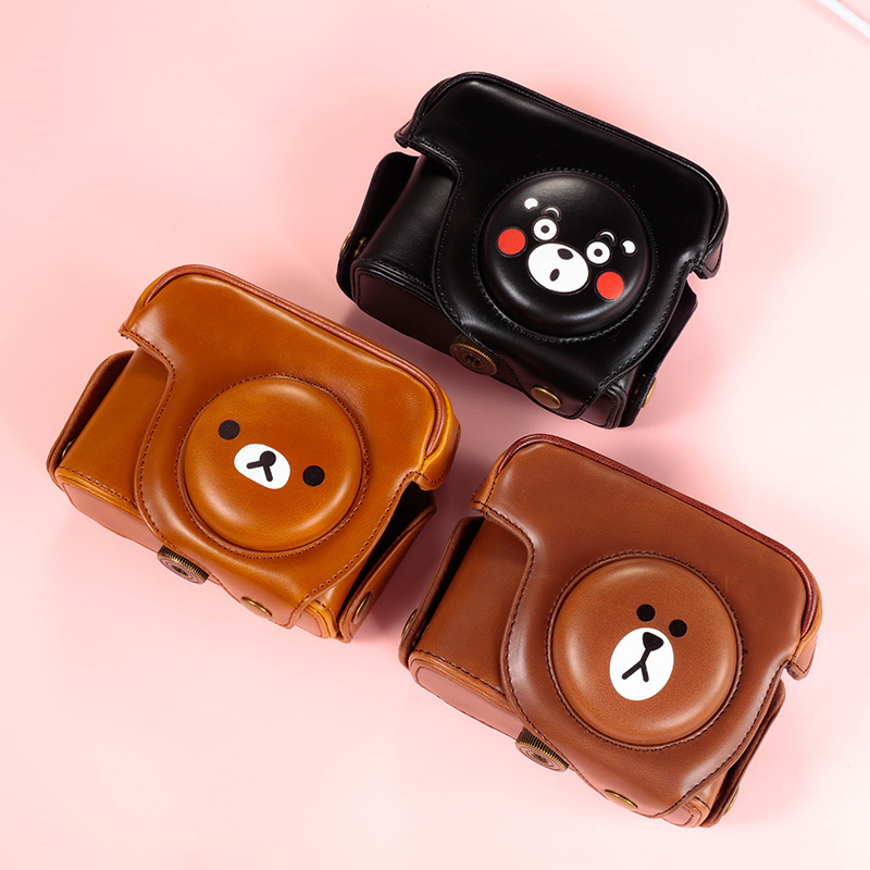 Etau Is Suitable for Canon G12 G11 G10 Camera Bag G1X2 G9X G15 G16 Camera Case Leather Case Cartoon
