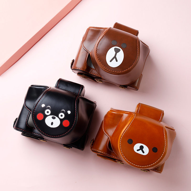 Canon M62 camera bag cute 200D EOS M50 M6 M6 M100 M200 M200 single shoulder bag cartoon