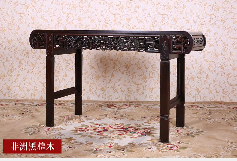 Đồ nội thất bằng gỗ gụ cổ cho bàn gỗ hồng mộc xylophone bàn khắc cho trường hợp Đài Loan hiên bàn hương - Bàn / Bàn 	bàn ghế gỗ phòng khách cổ điển	