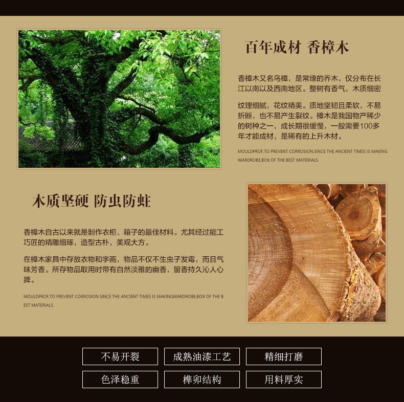瑶 全 香 樟木箱 字 画画 箱 衣箱 实木 箱 箱 婚 婚 箱 花开 贵 收纳 箱 箱 - Cái hộp hộp gỗ nhỏ