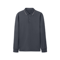 (Including Modal) Goldlion Autumn New Soft Comfortable and Versatile Long Sleeve T-Shirt Mens Lapel Polo Shirt