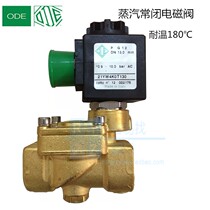 Italy ODE high temperature steam electromagnetic control valve 21YW4K0T130 brass piston pilot type 4 points import