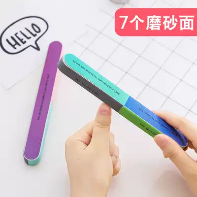 Nail file, matte tool, creative six-sided polishing file, nail tool, nail file, nail file, nail sharpener