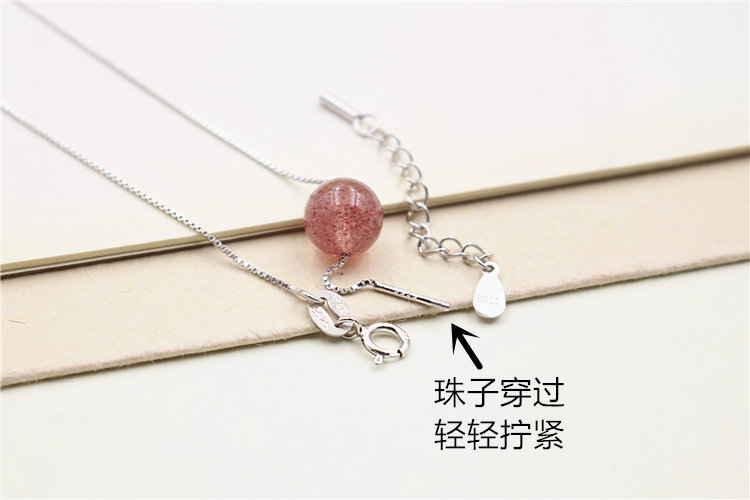 Ai bạc bạc tự làm thủ công tự làm chuỗi vòng đeo tay phụ kiện s925 sterling bạc tay làm bằng pha lê vòng chân chất liệu - Vòng chân vòng đeo chân nữ