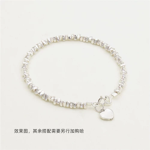 S925, треугольник, браслет из бисера ручной работы, аксессуары, аксессуар, серебро 925 пробы, DIY