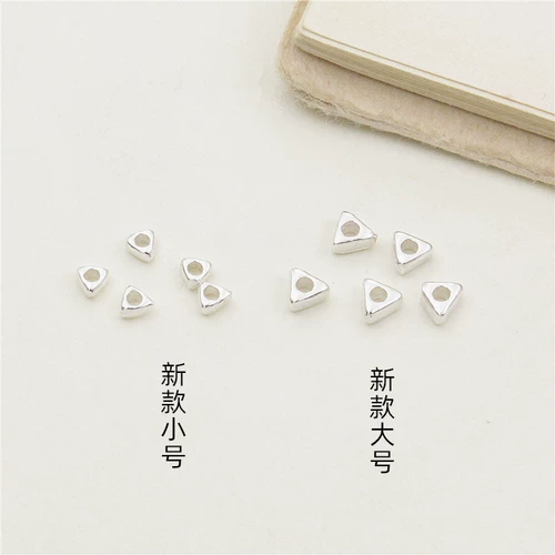 S925, треугольник, браслет из бисера ручной работы, аксессуары, аксессуар, серебро 925 пробы, DIY