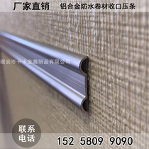 Aluminum alloy waterproofing membrane Closing pressure strip Flood water closing pressure strip Coil pressure strip pvc tpo waterproofing membrane