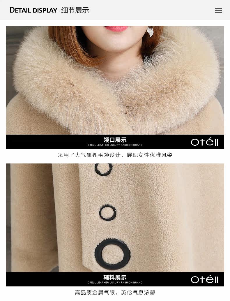 Manteau de fourrure femme OTELL - Ref 3173193 Image 27