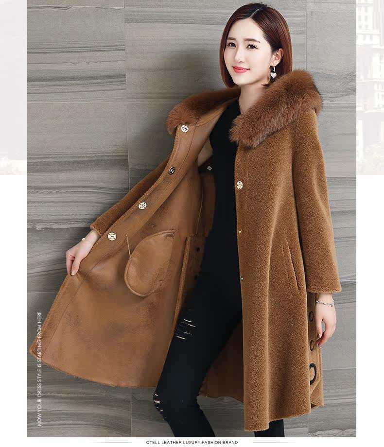 Manteau de fourrure femme OTELL - Ref 3173193 Image 22