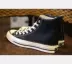 Converse 1970S Giày vải tiêu chuẩn Samsung nam màu đen nam cao giúp giày nam và nữ thấp 162050c 162058c - Plimsolls giày the thao nữ Plimsolls
