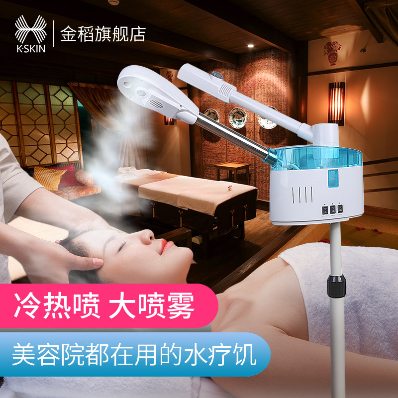 Golden Rice Steamed Face Instrumental Beauty Salon Beauty Instrument Home Nano Hot And Cold Double Spray Moisturizer Spray Machine Steam Cold Spray