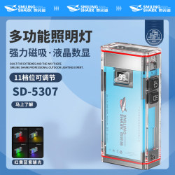 Portable Flashlight with Strong Light, Ultra-Bright, Rechargeable, Portable, Small, Multi-Functional, Work and Repair, Night Fishing, Ultra-Long Battery Life, Magnetic Light