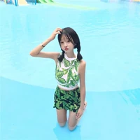 Công viên nước dễ thương mềm mại Cô gái mảnh mai áo tắm nữ sinh viên bảo thủ chia đôi sáng tạo xuân hè hè thời trang bơi lội - Bộ đồ bơi hai mảnh đồ bơi nữ 2 mảnh kín đáo
