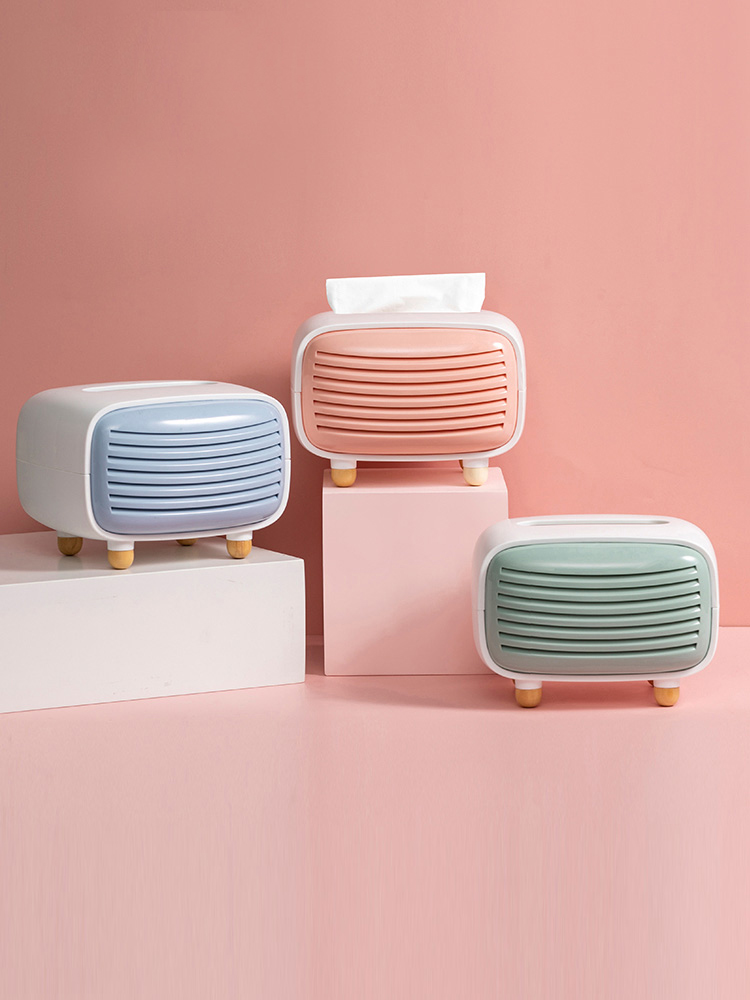 Household tissue box ins cute girl Nordic creative simple living room bedroom paper box desktop paper storage