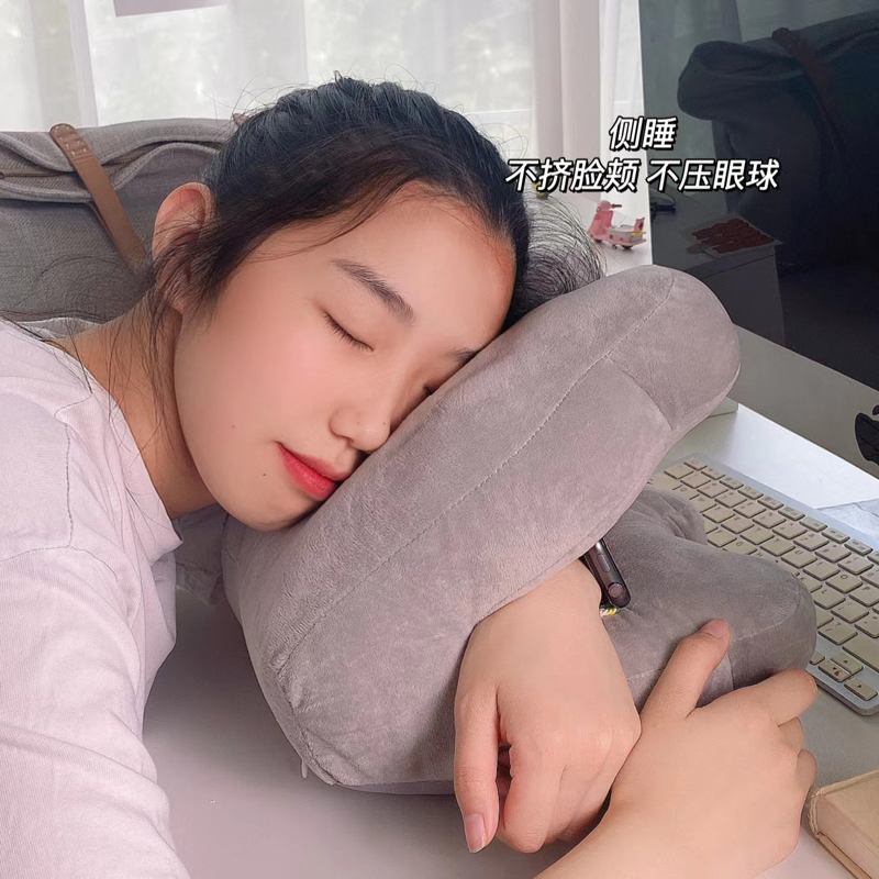 Afternoon Hug Pillow Ice Silk Small Pillow Office Afternoon Nap Theorator Groveling Pillow Student Table Groveling Pillow Girls Sleeping Pillows