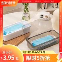 Mouth and nose cover containing box table top with cover large capacity student discharge nose cover disposable mouth and nose cover box temporary storage
